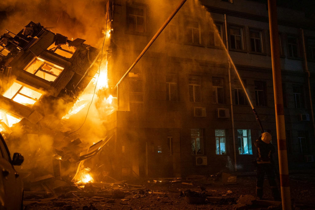Russia strikes Odesa port